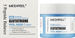 Зволожувальний крем для обличчя з глутатіоном - Medi-Peel Glutathione Hyal Aqua Cream — фото N2