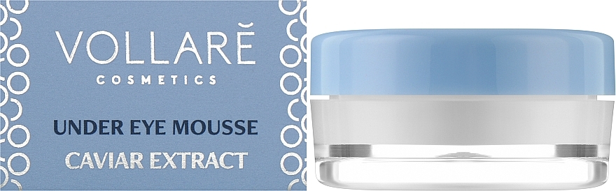 Омолоджувальний мус для області навколо очей - Vollare Cosmetics Caviar Extract Under Eye Mousse — фото N2