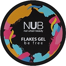 Парфумерія, косметика Гель для дизайну нігтів - NUB Flakes Gel