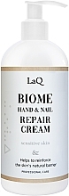 Парфумерія, косметика LaQ Biome Hand & Nail Repair Cream - Інтенсивно заспокійливий крем для рук і нігтів