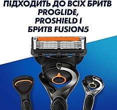Сменные кассеты для бритья, 2 шт. - Gillette Fusion ProGlide — фото N8