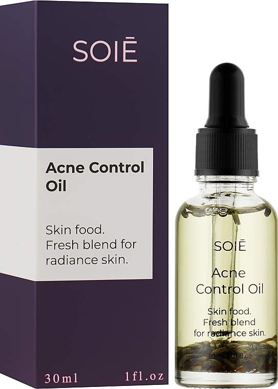 РОЗПРОДАЖ Активна олія для жирної шкіри обличчя - Soie Acne Control Oil * — фото N2