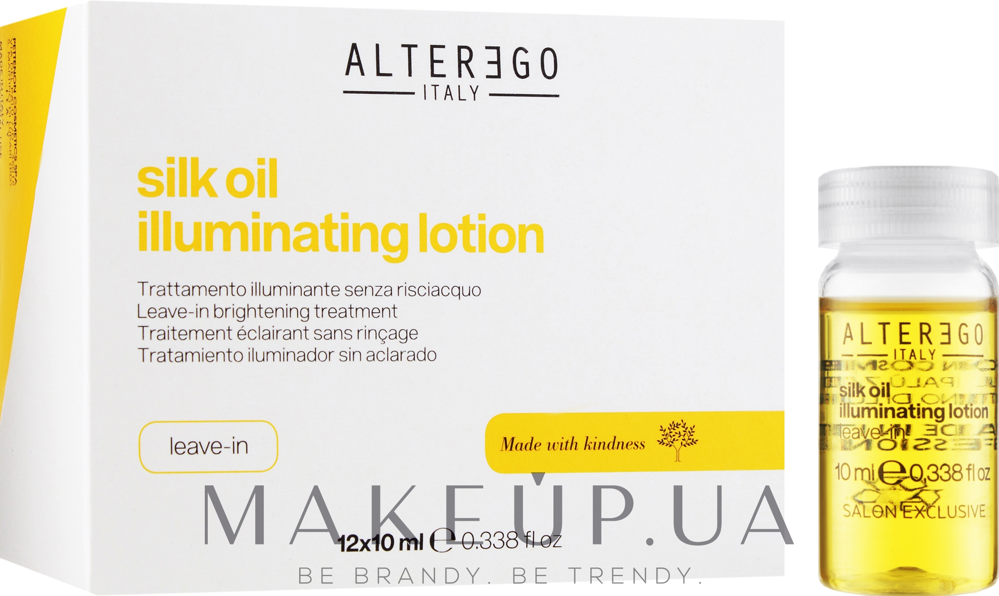 Відновлювальний лосьйон з шовкової олії - Alter Ego Silk Oil Illuminating Treatment — фото 12x10ml