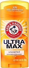 Твердий дезодорант, без запаха - Arm & Hammer Ultra Max Antiperspirant & Doodorant Solid Unscented — фото N1