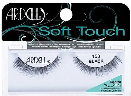 Накладные ресницы - Ardell Soft Touch Eye Lashes Black 153 — фото N1