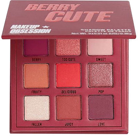 Палітра тіней для повік - Makeup Obsession Berry Cute Shadow Palette — фото N1