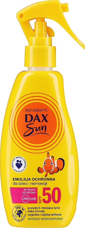 Солнцезащитная эмульсия для детей и младенцев SPF 50 - Dax Sun Protective Emulsion For Children And Babies SPF 50 — фото N1
