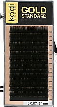 Духи, Парфюмерия, косметика Накладные ресницы Gold Standart C 0.07 (16 рядов: 14 мм) - Kodi Professional