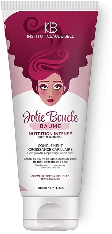 Интенсивно питательный бальзам для волос - Institut Claude Bell Jolie Boucle Nutrition Intense Baume — фото N1