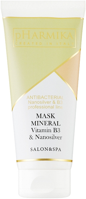 Мінеральна порозвужувальна маска з вітаміном В3 і наносріблом - pHarmika Mask Mineral Vitamin B3 & Nanosilver — фото N1