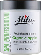 Духи, Парфюмерия, косметика Маска альгинатная классическая порошковая "Яблука экстракт" - Mila Certified Pollution Control Peel Off Mask Organic Apple