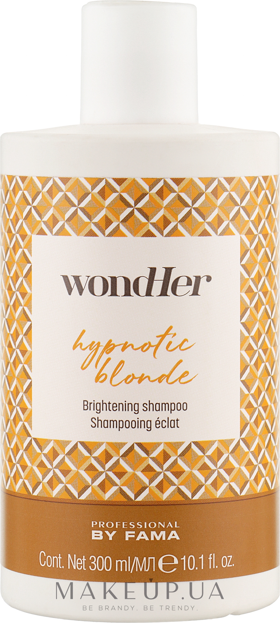 Шампунь для блестящего блонда - Professional By Fama Wondher Hypnotic Blonde Brightening Shampoo — фото 300ml