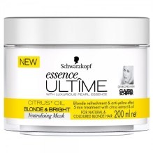 Парфумерія, косметика Маска для світлого волосся - Essence Ultime Citrus + Oil Blond & Bright Mask