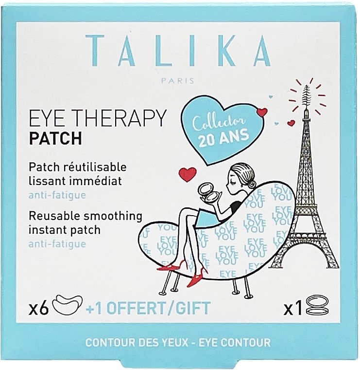 Маска-пластырь для контура глаз восстанавливающая - Talika Eye Therapy Patch