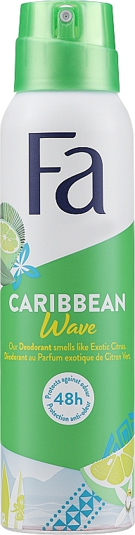 Дезодорант-спрей "Карибський лимон" - Fa Caribbean Lemon Deodorant Spray