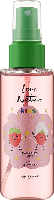 Детский спрей для тела - Oriflame Love Nature Kids Mist Playful Strawberry — фото N1