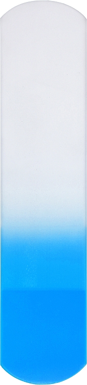 Пилочка кришталева для нігтів 08-1602, 160 мм, прозоро-блакитна - SPL — фото N1