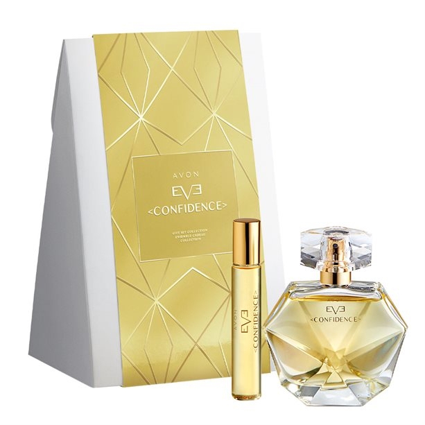 Avon Eve Confidence - Набор (edp/50ml + edp/mini/10ml)