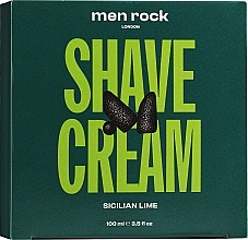 Крем для гоління - Men Rock London Sicilian Lime Shave Cream — фото N2