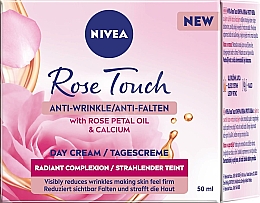 Антивіковий денний крем для обличчя - NIVEA Rose Touch Day Cream — фото N3