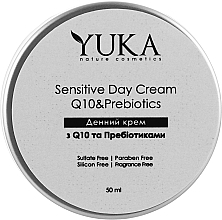 Духи, Парфюмерия, косметика Дневной крем для лица с Q10 и пребиотиками - Yuka Sensitive Day Cream Q10 Prebiotics 