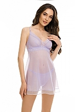 Духи, Парфюмерия, косметика Ночная сорочка с кружевом "Ellison", violet - Jasmine
