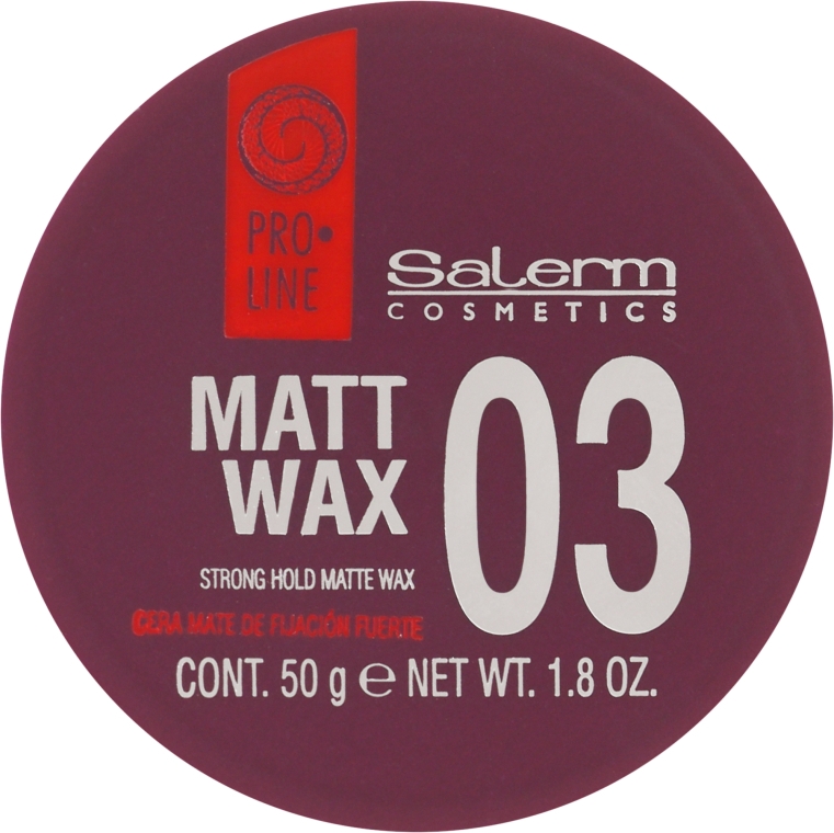 Матовий віск для укладання волосся - Salerm Matt Wax — фото N2
