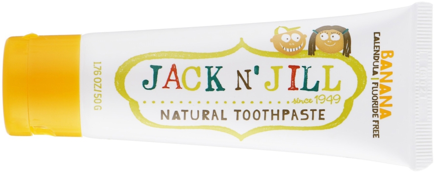 Дитяча зубна паста з календулою, зі смаком банана - Jack N' Jill — фото N1