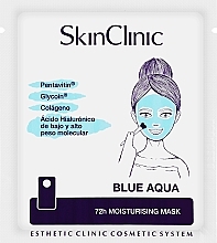 Парфумерія, косметика Маска для інтенсивного зволоження обличчя - SkinClinic Blue Aqua 72H Moisturising Mask (пробник)