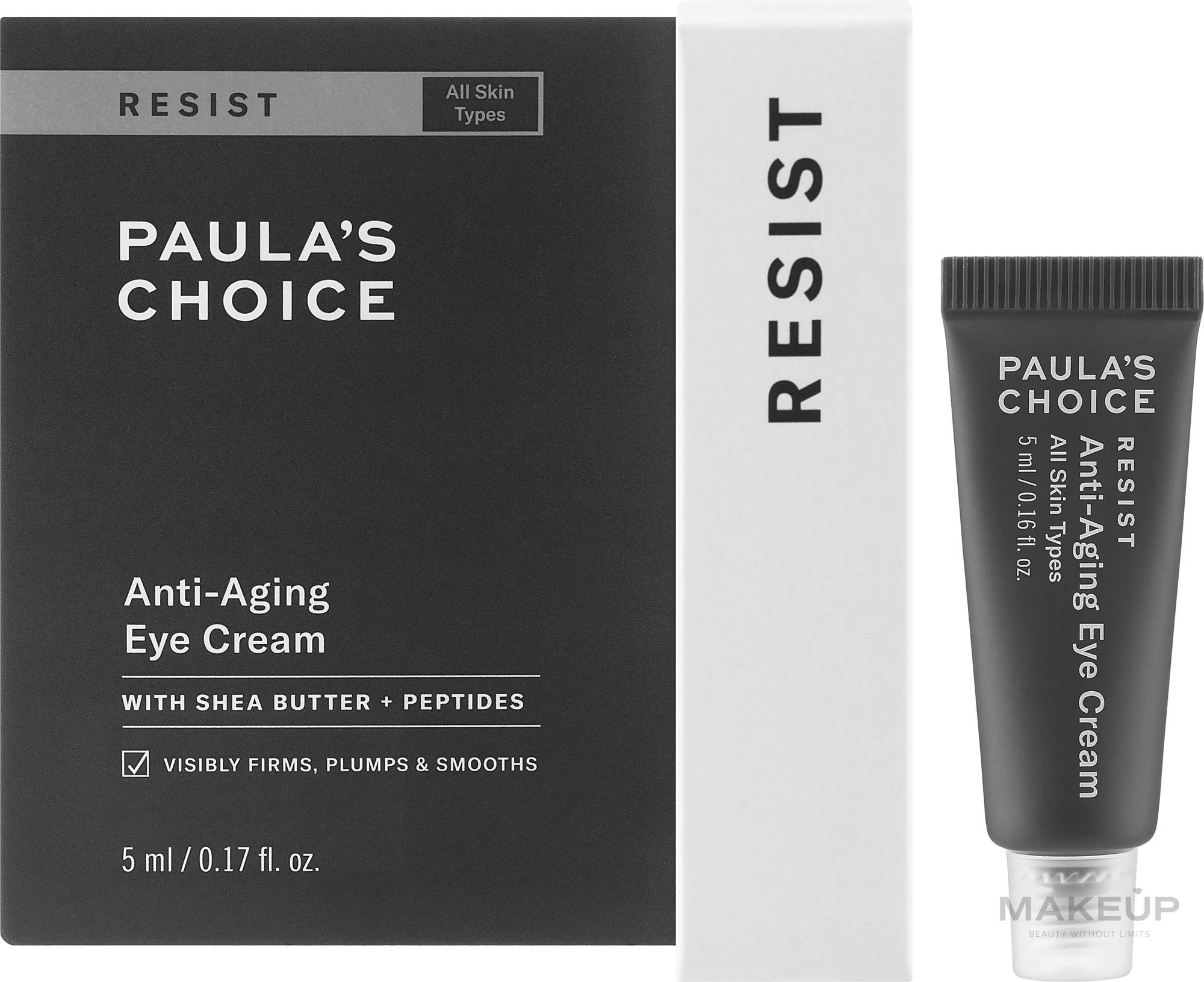 Антивіковий крем для шкіри навколо очей - Paula's Choice Resist Anti-Aging Eye Cream Travel Size — фото 5ml