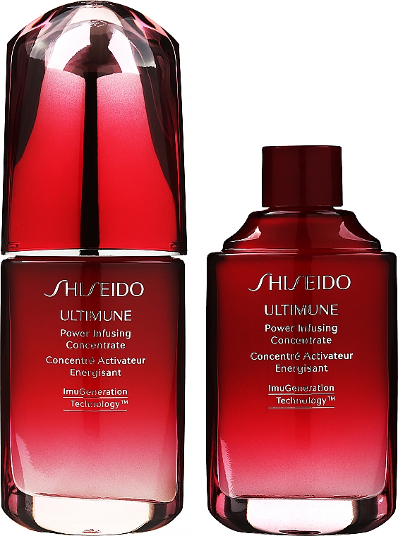 Набор - Shiseido Ultimune Power Infusing Concentrate Duo (f/conc/50ml + f/conc/refill/50ml) — фото N2