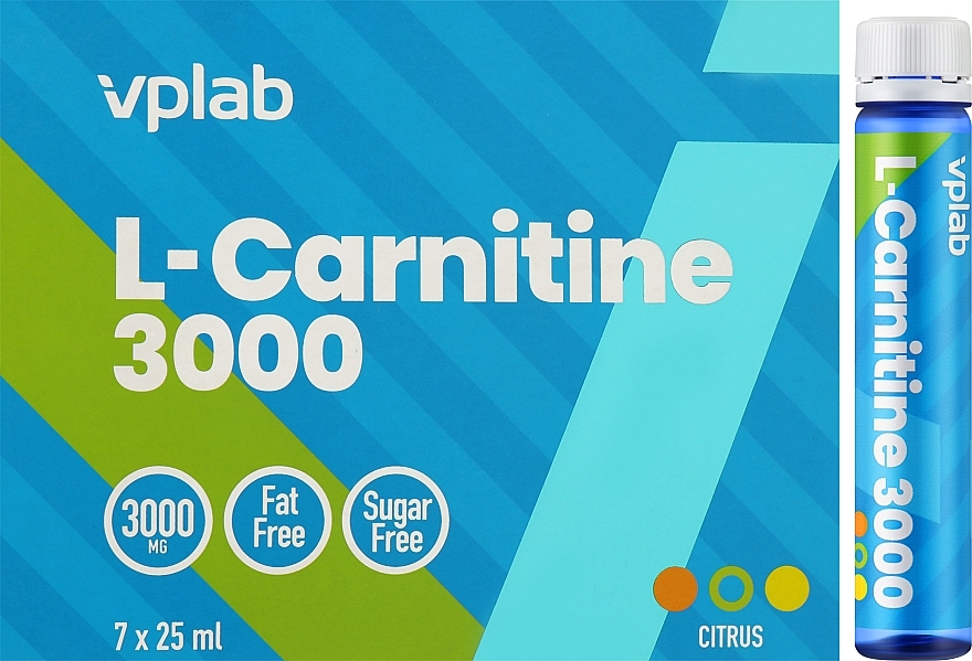 Харчова добавка для енергії та витривалості - VPLab L-Carnitine 3000 — фото N2