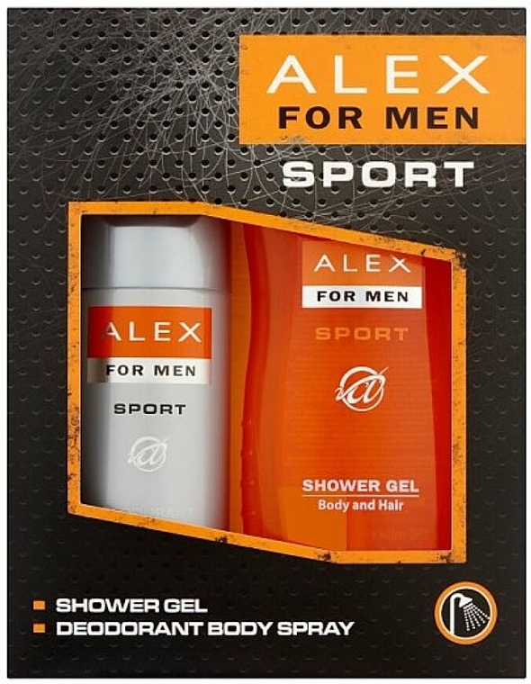 Набор - Bradoline Alex Sport (sh/gel/250ml + deo/150ml) — фото N1