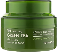 Парфумерія, косметика Крем-гель з екстрактом зеленого чаю - Tony Moly The Chok Chok Green Tea Gel Cream