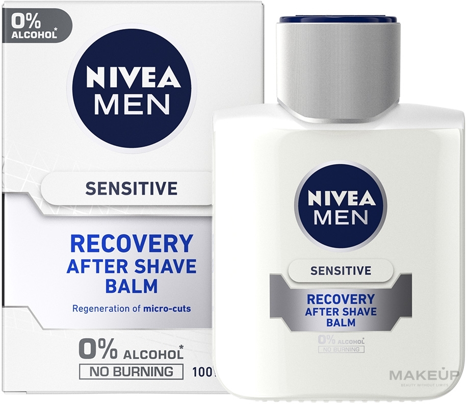 Восстанавливающий бальзам после бритья для чувствительной кожи - NIVEA MEN Sensitive Recovery After Shave Balm — фото 100ml