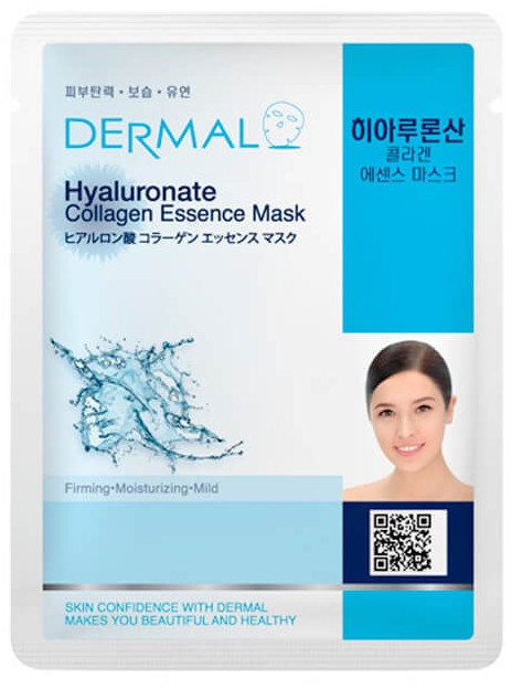 Маска з колагеном і гіалуроновою кислотою - Dermal Hyaluronate Collagen Essence Mask — фото N1