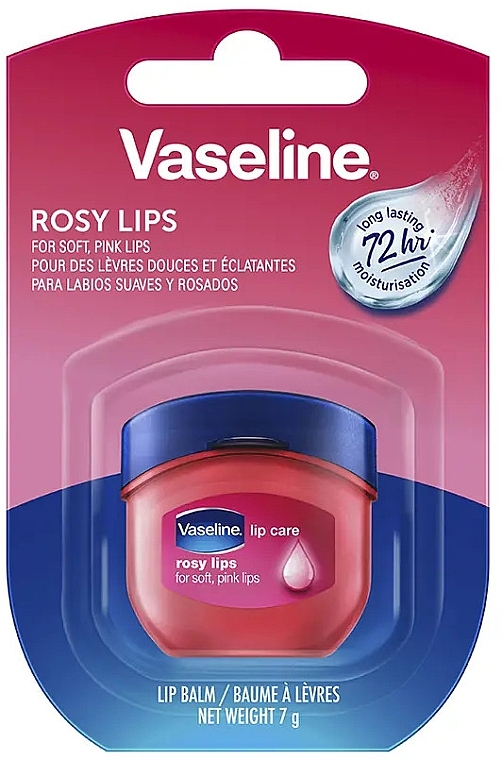 Вазелиновый бальзам для губ "Розовые губы" - Vaseline Lip Therapy Rosy Lips — фото N1