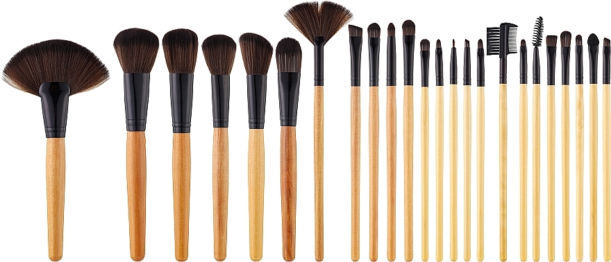 Набор профессиональных кистей для макияжа, 24 шт - Tools For Beauty — фото N1