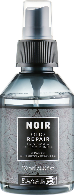 Масло с соком кактуса и груши - Black Professional Line Noir Repair Prickly Pear Juice Oil — фото N1