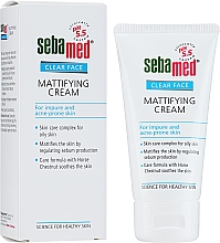 Дневной матирующий крем для кожи с недостатками - Sebamed Clear Face Mattifying Cream — фото N2