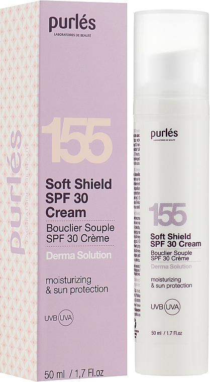 Зволожувальний сонцезахисний крем - Purles Derma Solution 155 Soft Shield Cream Spf30 — фото N4