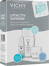 Духи, Парфюмерия, косметика Набор в путешествие - Vichy Liftactiv Supreme (micel/water/100ml + gel/10ml + cr/15ml)