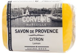 Парфумерія, косметика Прованське мило "Лимон" - La Corvette Provence Soap