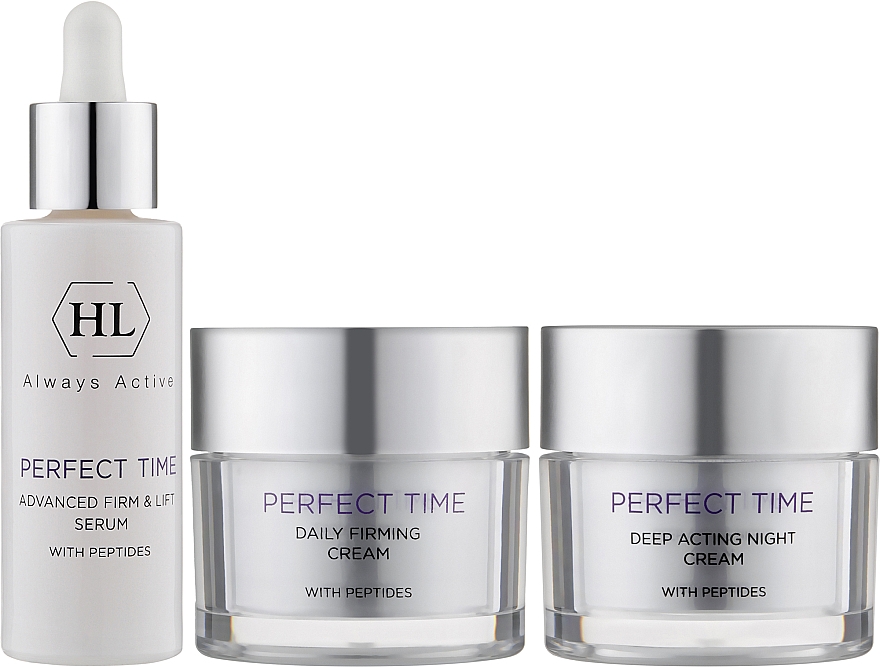 Набір - Holy Land Cosmetics Perfect Time Kit (ser/30ml + cr/50ml + cr/50ml) — фото N2