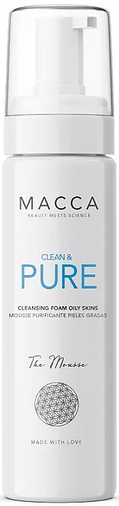 Очищающая пенка для жирной кожи лица - Macca Clean & Pure Cleansing Foam Oily Skins — фото N1