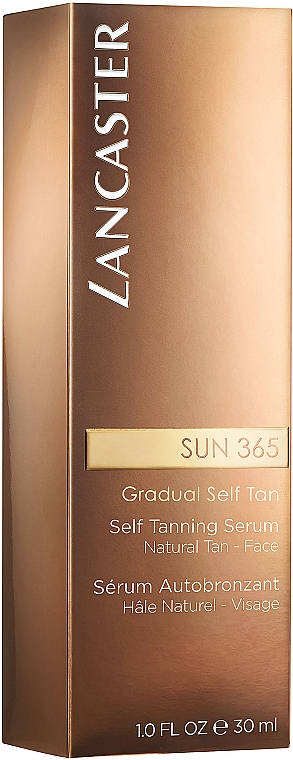 Сироватка-автобронзант натурального кольору для обличчя - Lancaster Sun 365 Gradual Self Tan Serum — фото N3