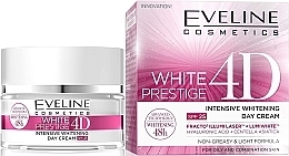 Духи, Парфюмерия, косметика Дневной крем для лица SPF 25 - Eveline Cosmetics White Prestige 4D Intensive Whitening Day Cream SPF 25