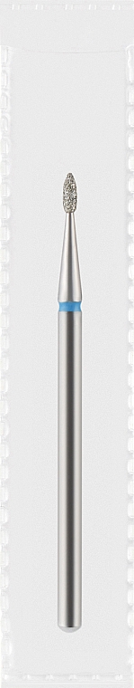 Фреза алмазная синяя "Оливка острая", диаметр 1,4 мм, длина 4 мм - Divia DF007-14-B — фото N1