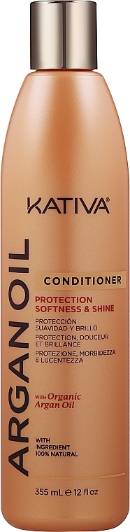 Зволожувальний кондиціонер для волосся, з олією аргани - Kativa Argan Oil Conditioner — фото N3
