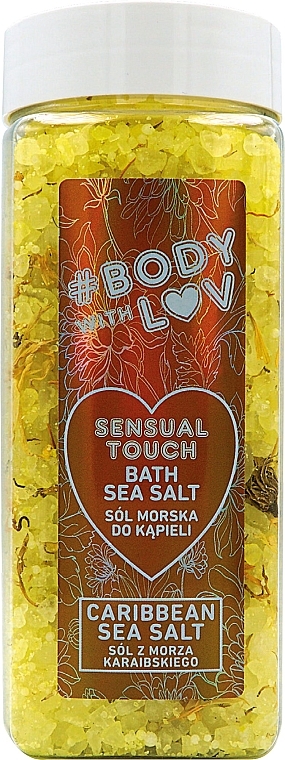 Соль для ванн - New Anna Cosmetics Body With Luv Sea Salt For Bath Sensual Touch — фото N1